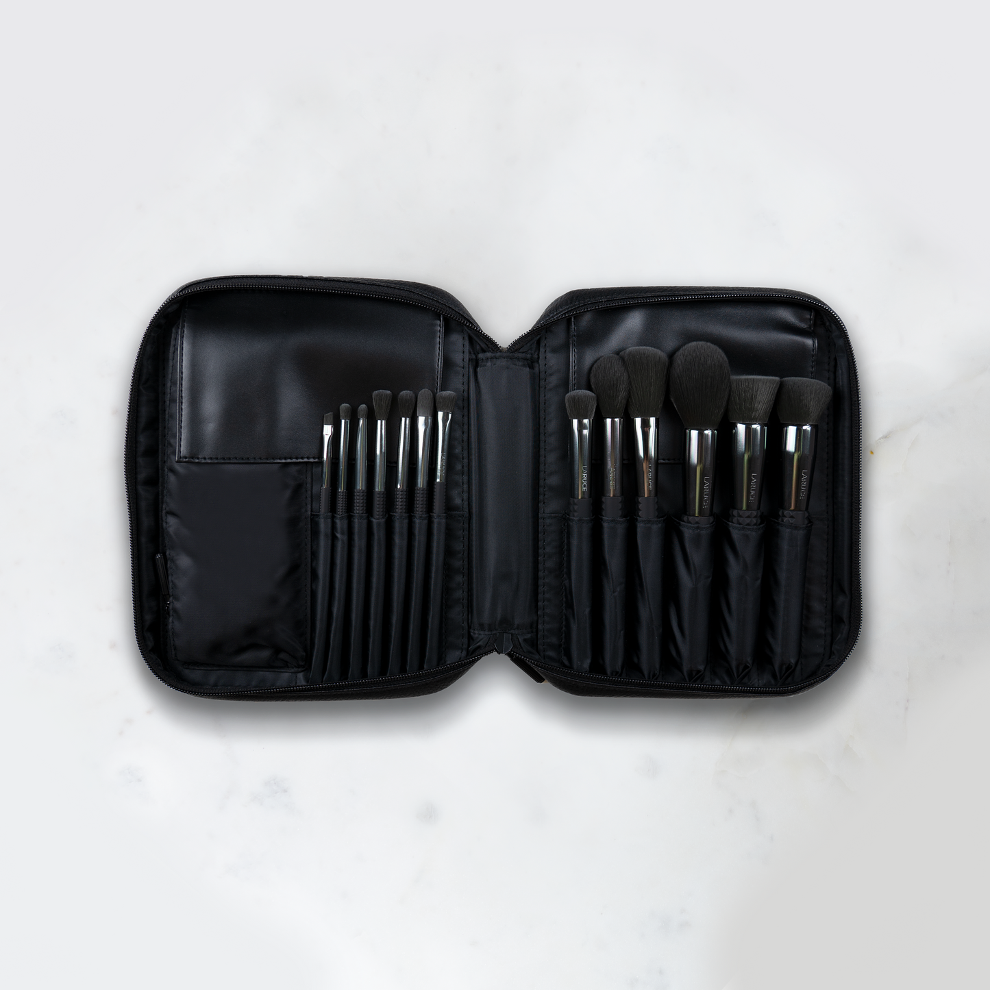 Ann 13-Piece Makeup Brush Set with Case - LARUCE Beauty