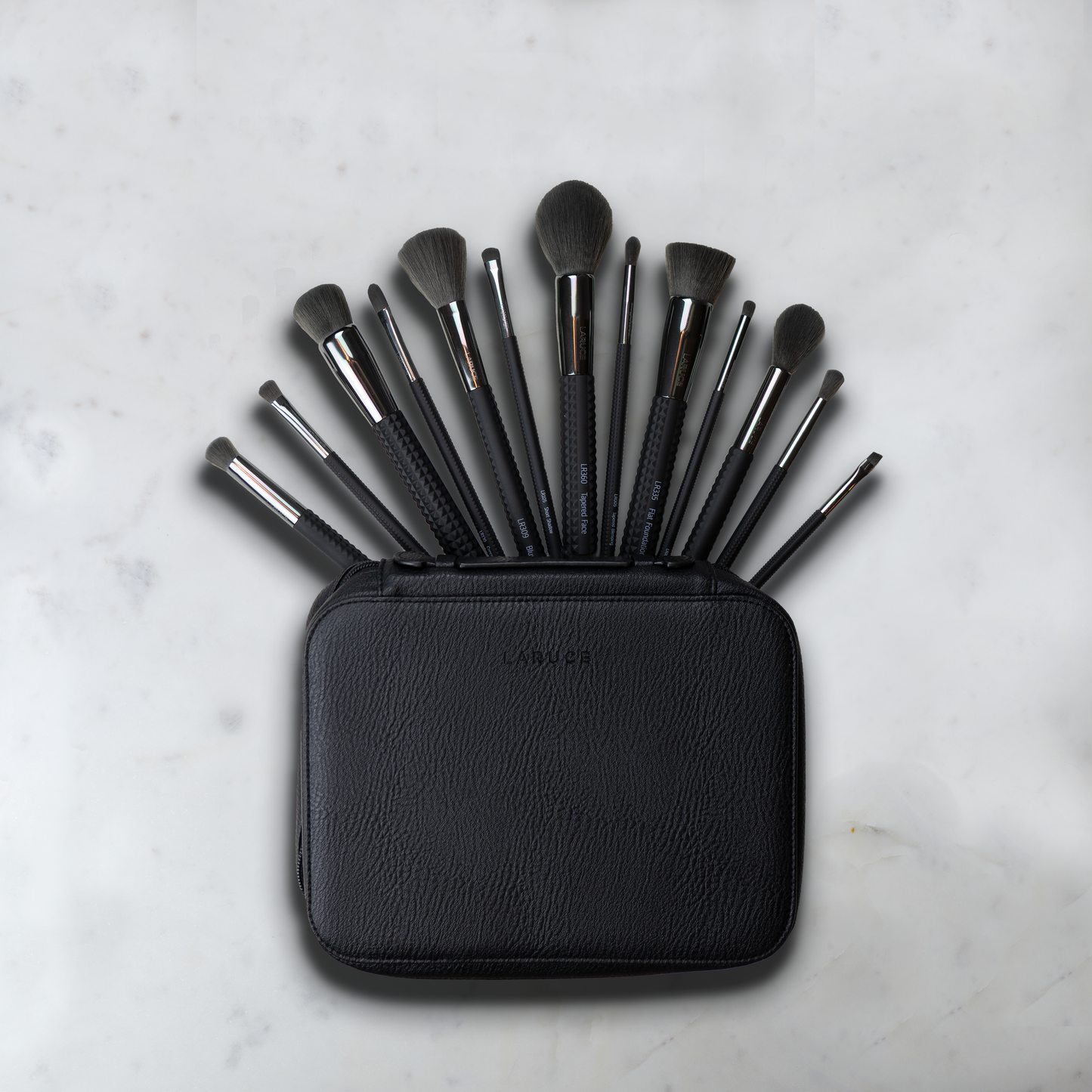 Ann 13-Piece Makeup Brush Set with Case - LARUCE Beauty