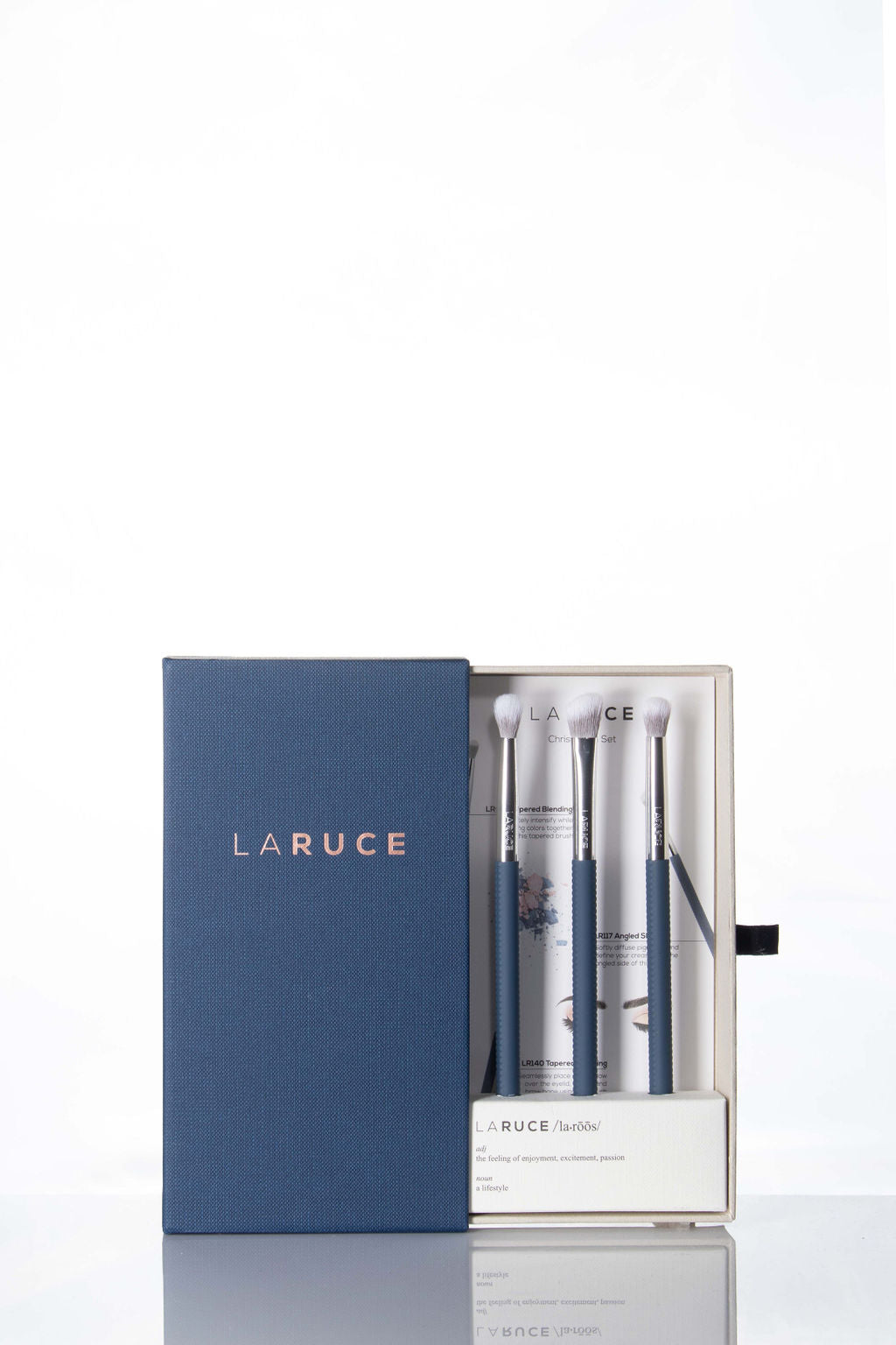 Chris 3-Piece Makeup Brush Set - LARUCE Beauty
