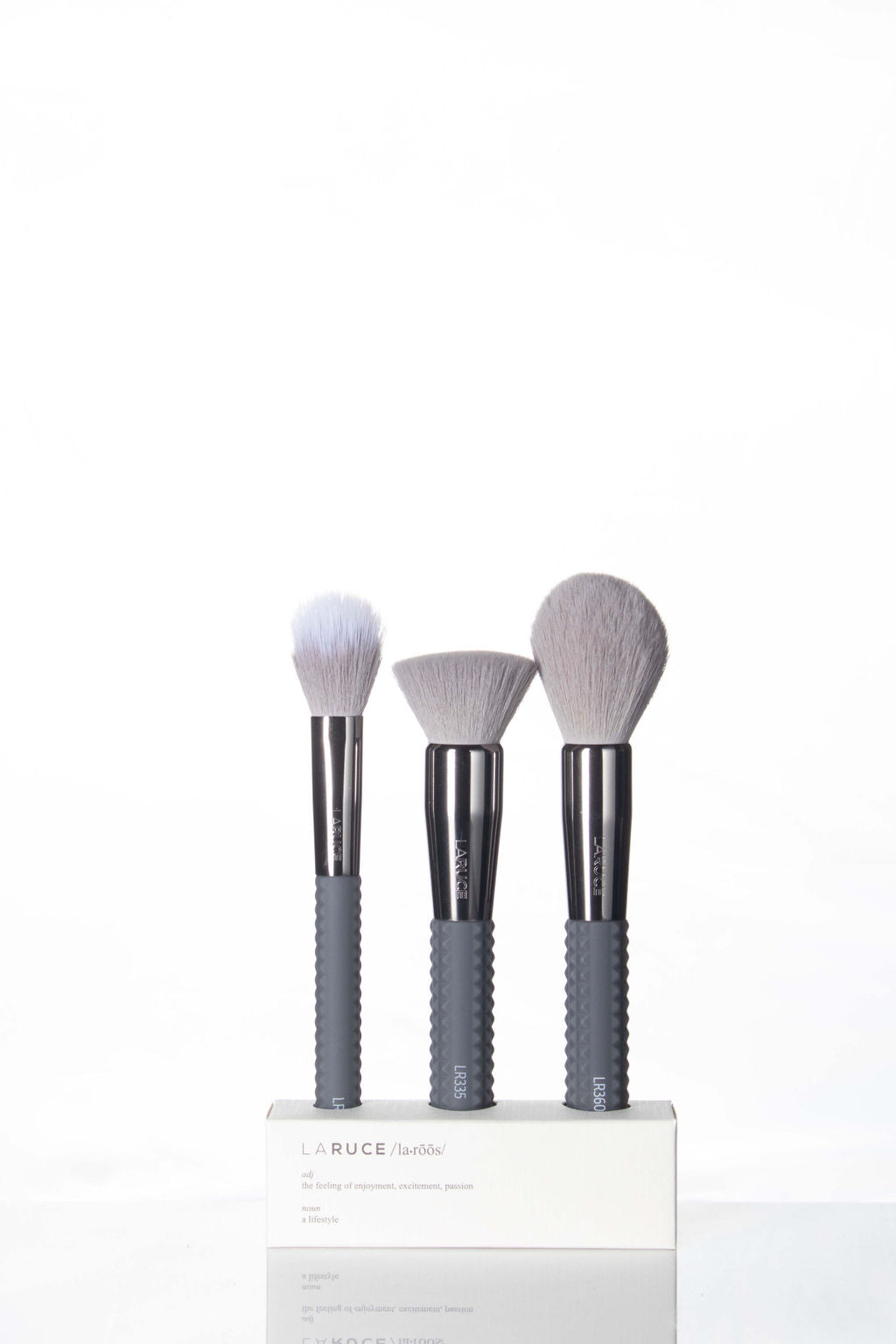 Isabella 3-Piece Makeup Brush Set - LARUCE Beauty