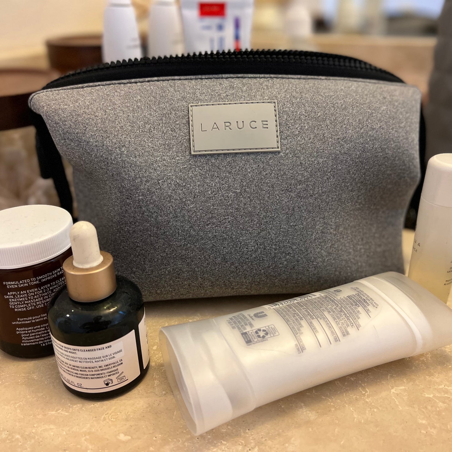 LARUCE Mel Makeup + Toiletry Bag - LARUCE Beauty