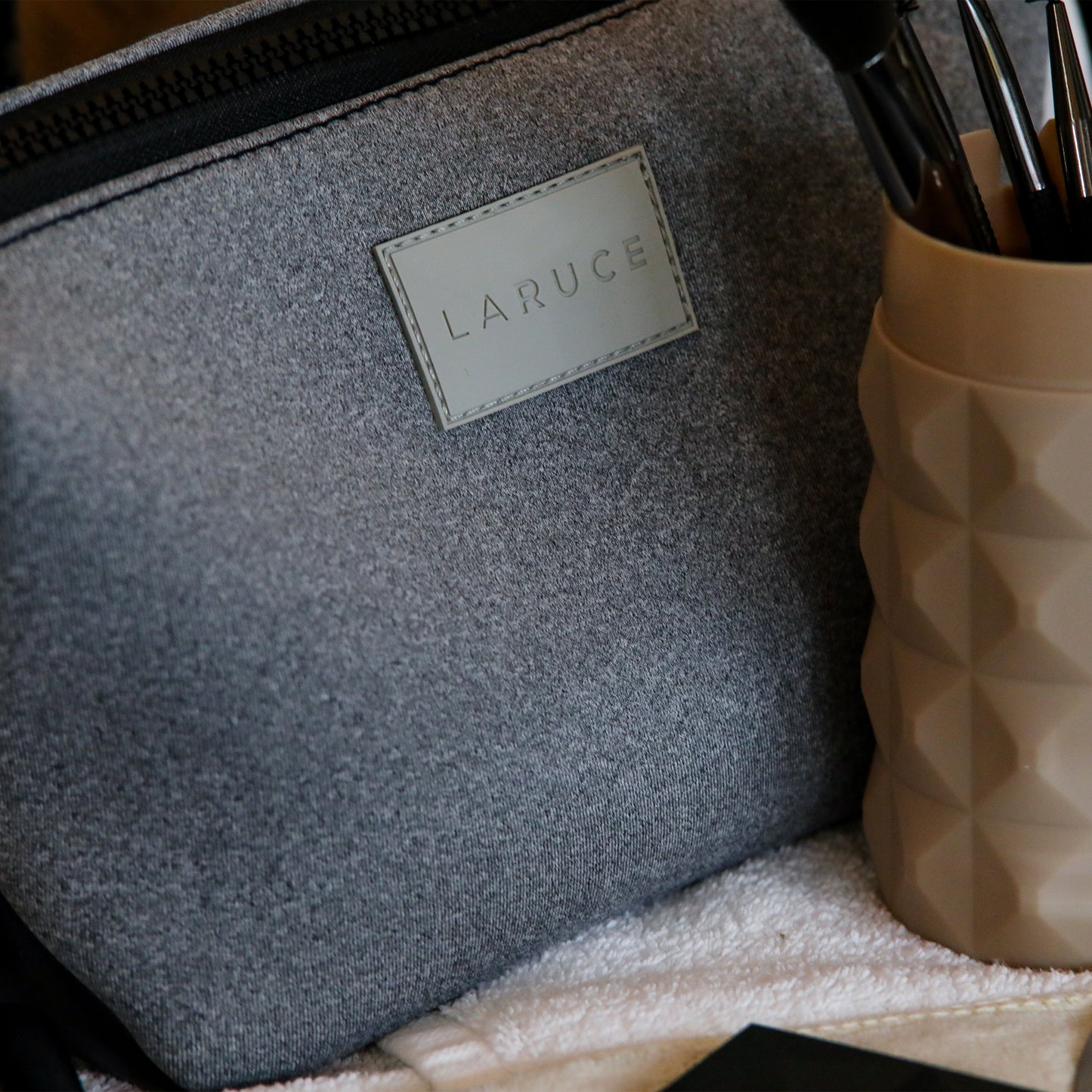 LARUCE Mel Makeup + Toiletry Bag - LARUCE Beauty