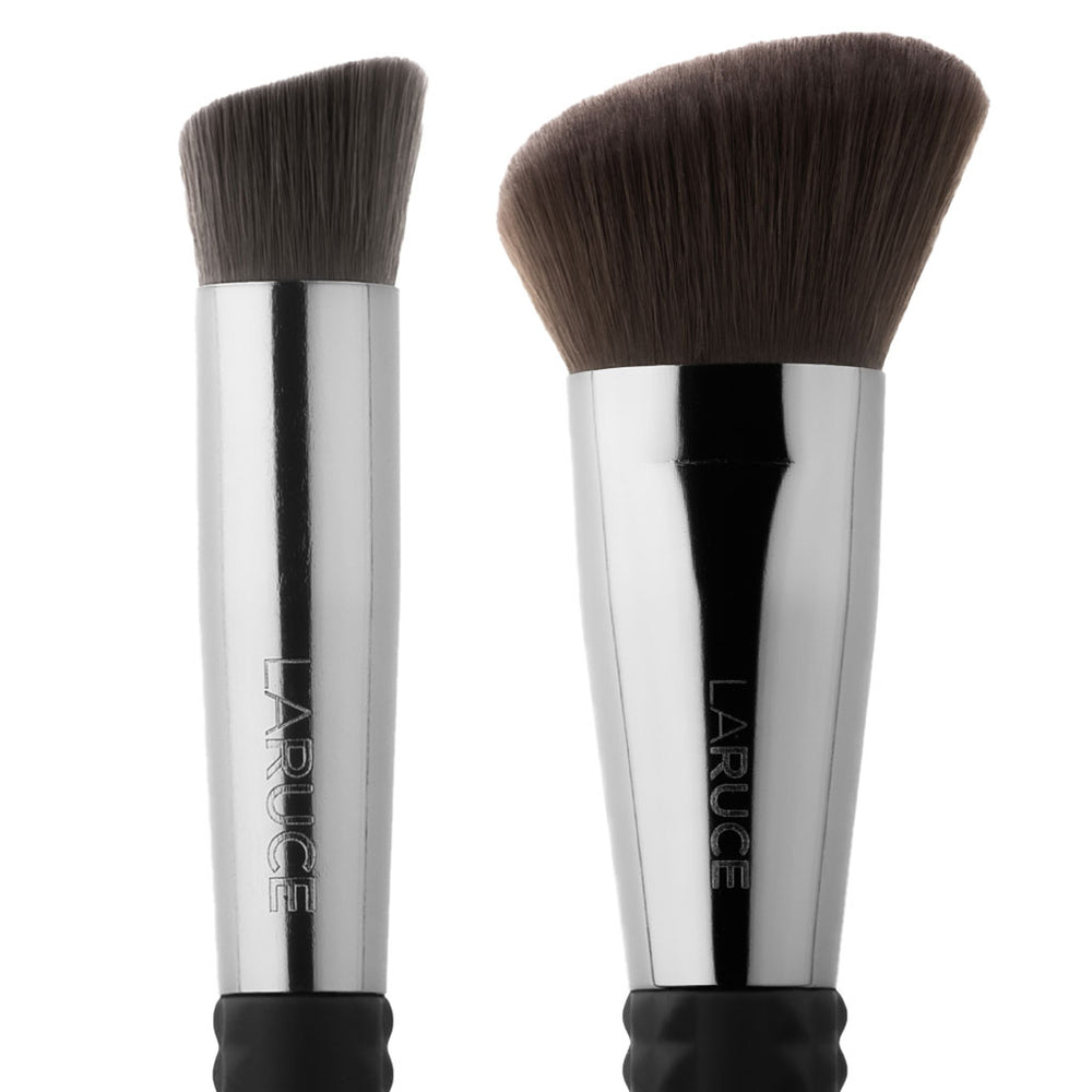 Laruce Lr316 Duo Fibre Makeup Brush in Denim New in Sleeve Msrp