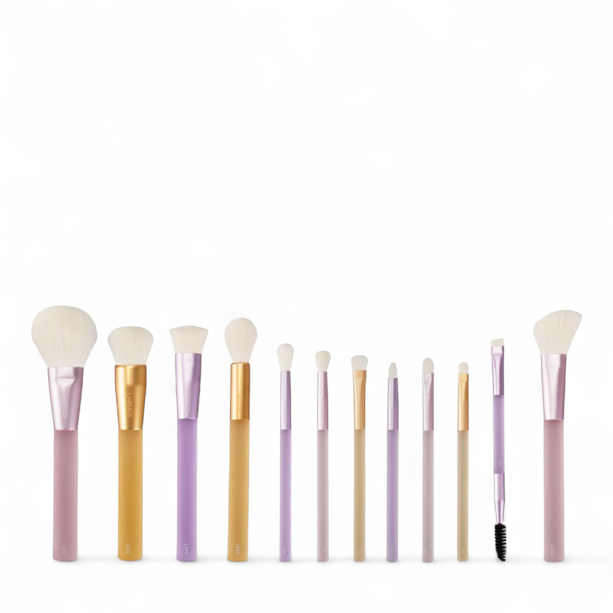 Aura Collection – 12-Piece Makeup Brush Set – LARUCE Beauty