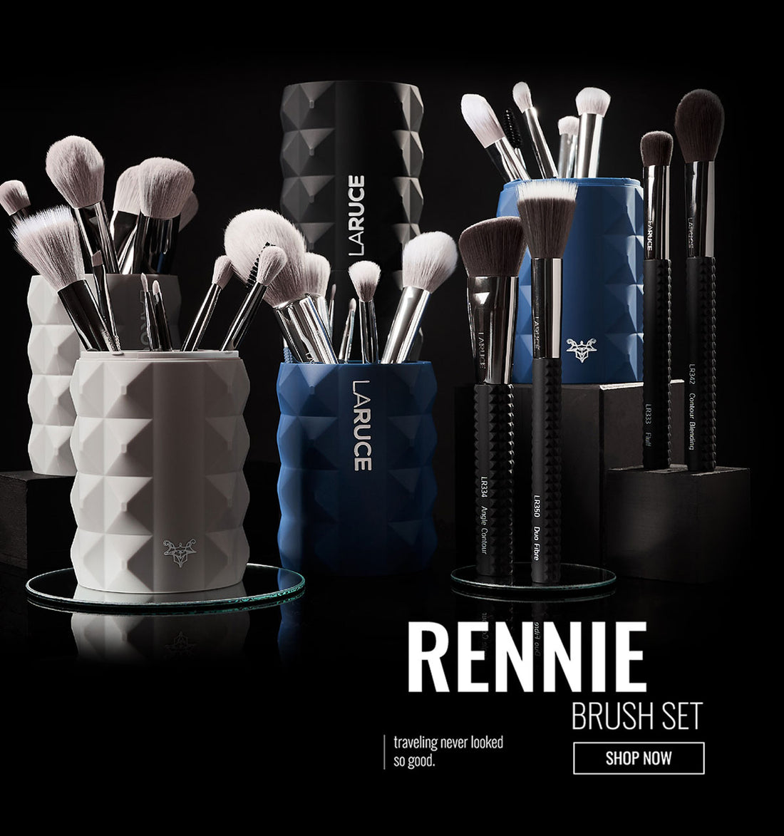 LARUCE Beauty Cruelty-Free Vegan Makeup Brushes
