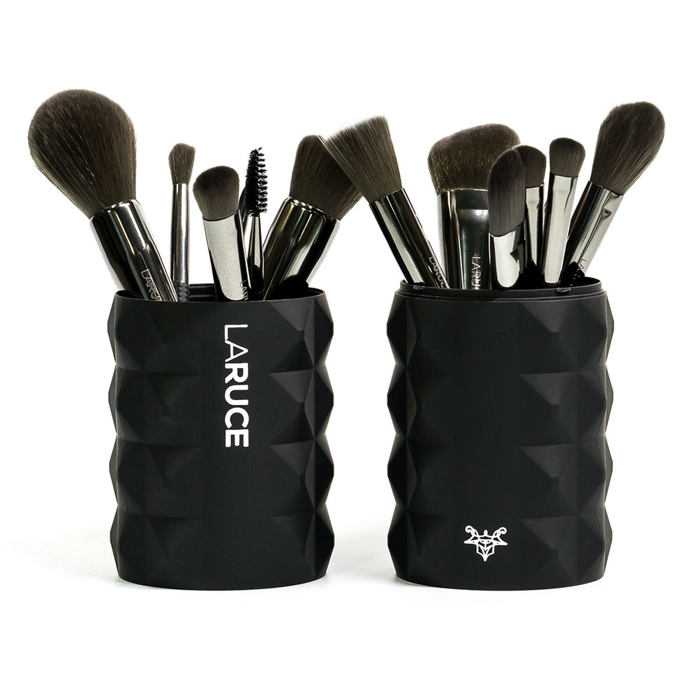 LARUCE Rennie 14-Piece Professional Makeup Brush Set in Midnight